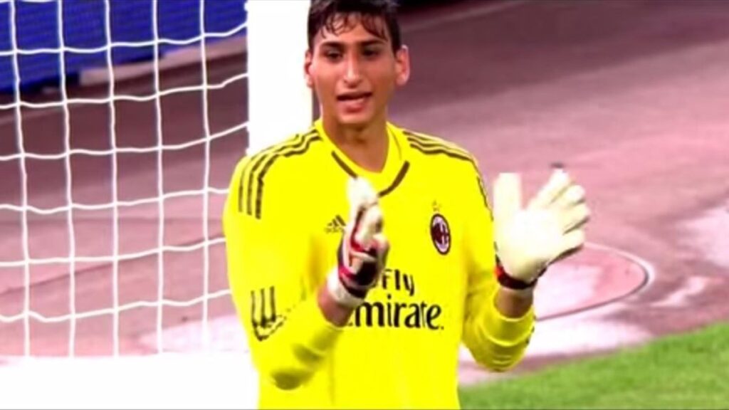 Un giovanissimo Donnarumma